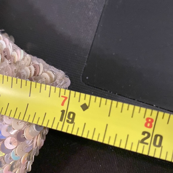 ALLSAINTS - NWT - ‘Velutina’ vest: weighted iridescent sequined, zip, lined - 14 - Picture 7 of 16